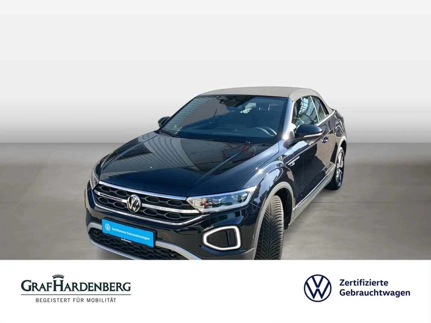 Volkswagen T-Roc Cabrio MOVE 1.5 TSI DSG Navi AHK LED Schwarz - 1