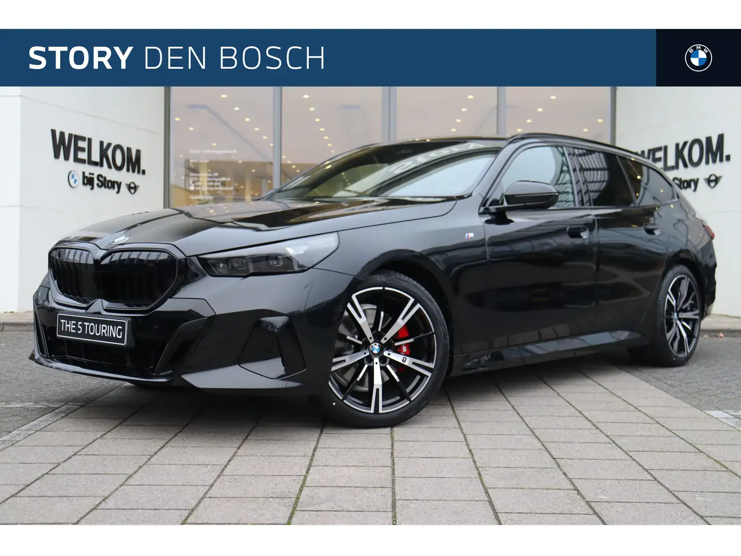 BMW 520 5 Serie Touring 520i M Sport Automaat / Trekhaak / Zwart - 1