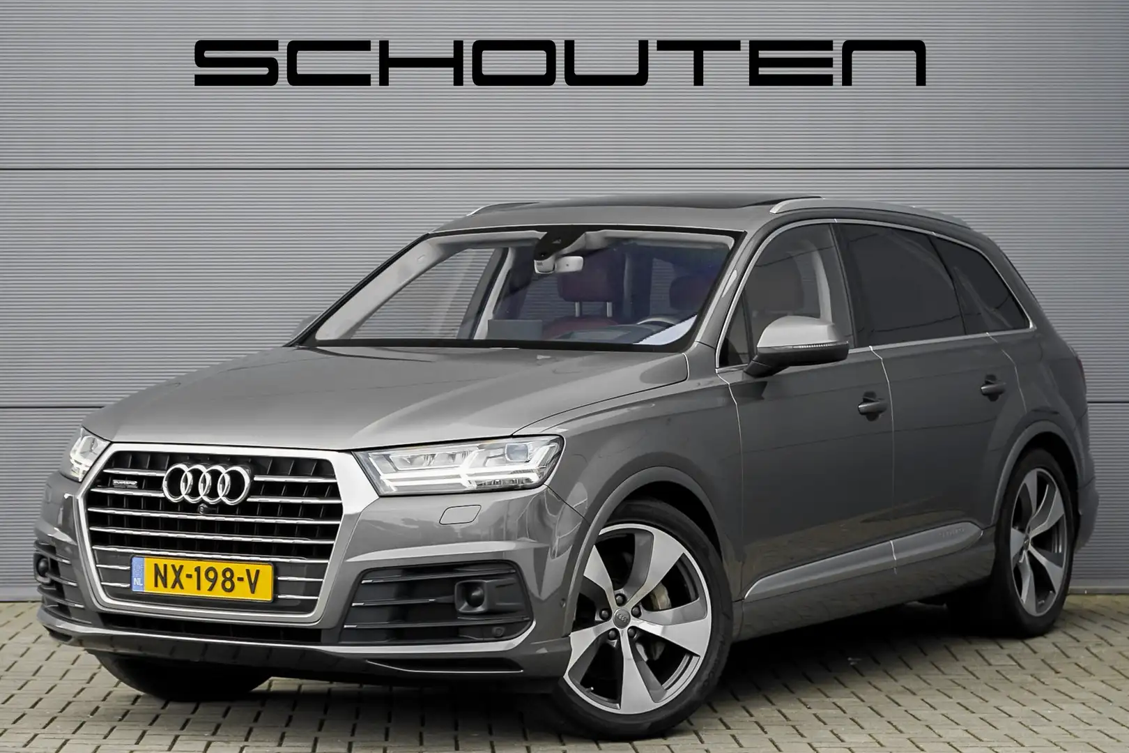 Audi Q7 3.0 TFSI Quattro Pro Line S 7p Pano Leder Nachtzic Grijs - 1