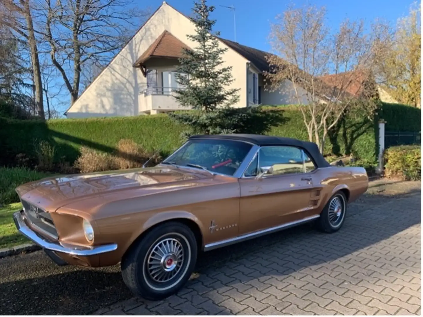 Ford Mustang cabriolet V8 1967 BM4 Bronze - 1