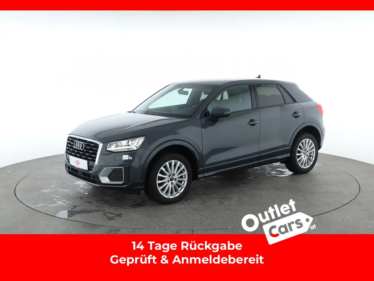 Audi Q2 30 TDI design Aut. LED+LEDER+NAVI+RFK+Virtual Grau - 1