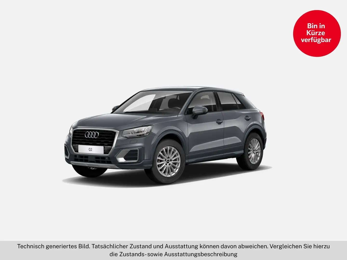 Audi Q2 30 TDI design Aut. LED+LEDER+B&O+DIGITAL-TACHO Grau - 2