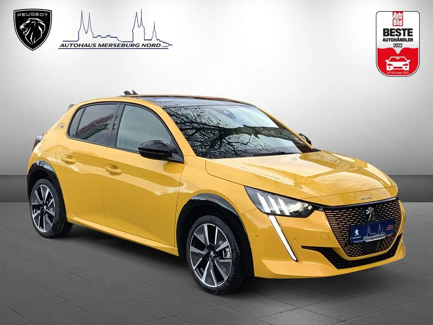 Peugeot 208 Elektro 136 GT Pack/Navi/Shz/Cam/ACC/DAB Gelb - 2