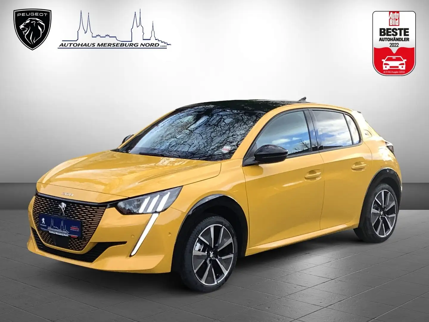Peugeot 208 Elektro 136 GT Pack/Navi/Shz/Cam/ACC/DAB Gelb - 1