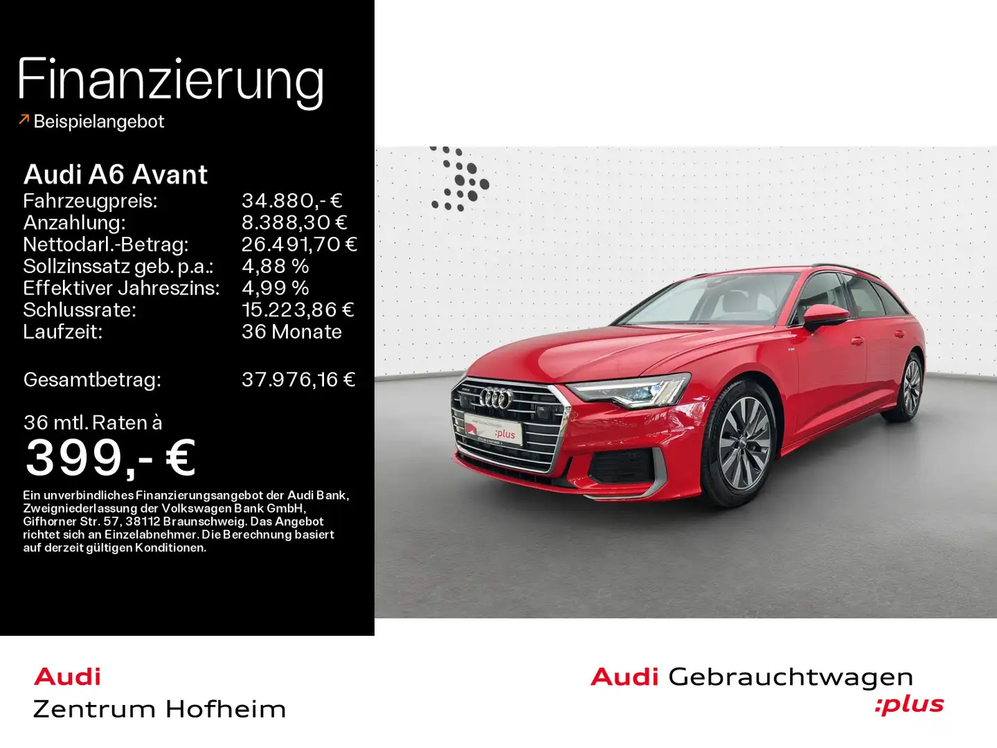 Audi A6 50 TDI qu tip*HUD*LED*Virtual*Navi+*Tei Piros - 1