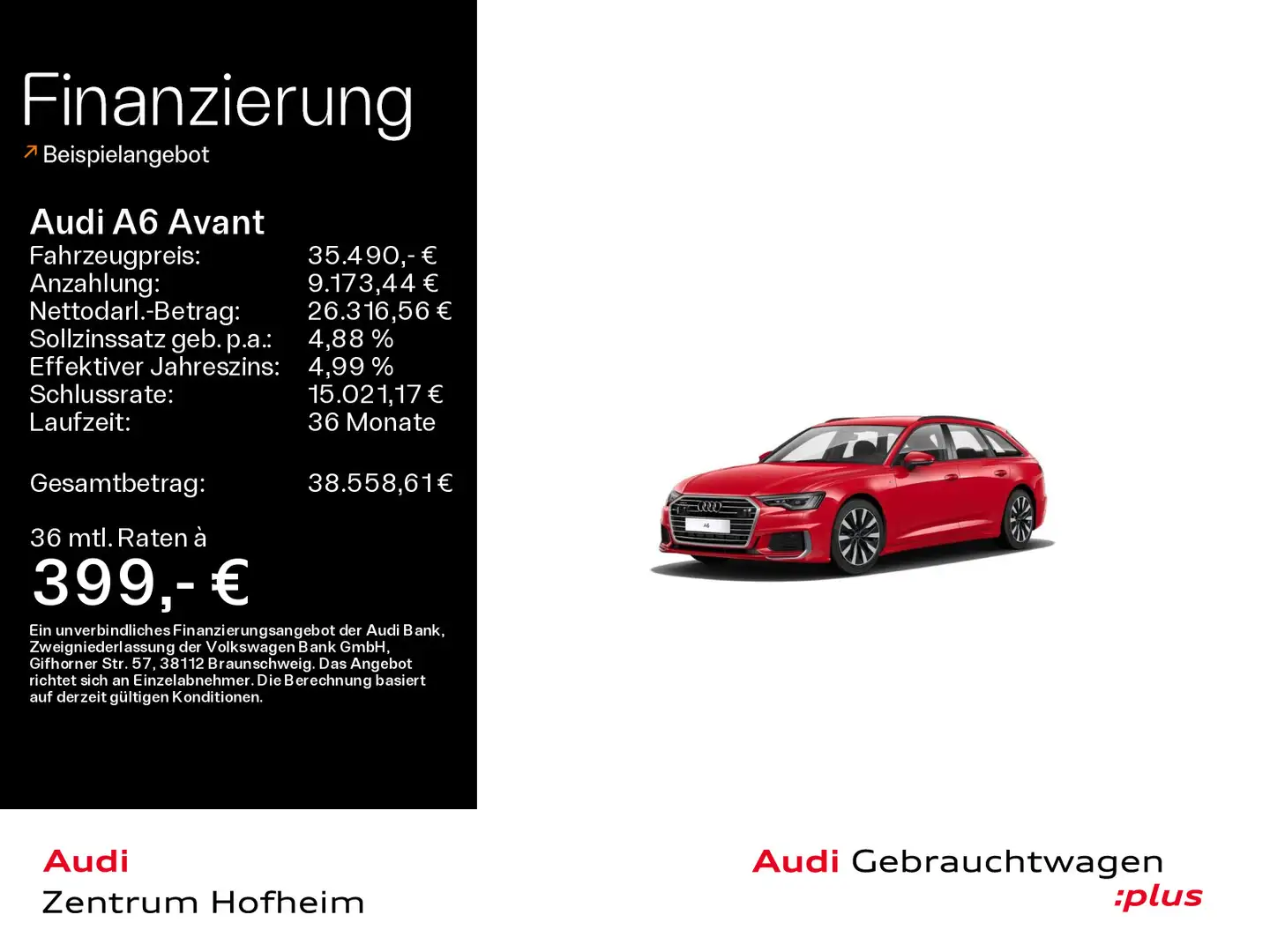 Audi A6 50 TDI qu tip*HUD*LED*Virtual*Navi+*Tei Rot - 1