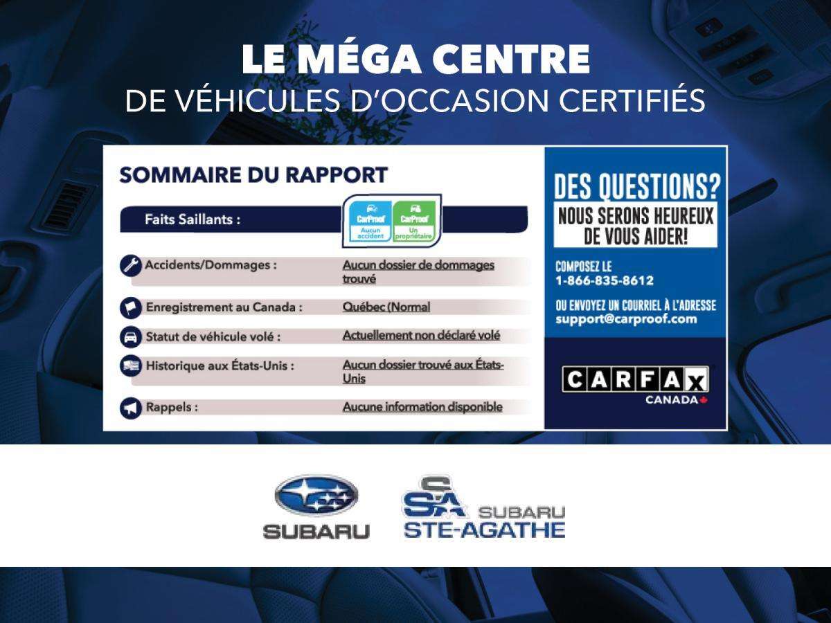 2024 Subaru Crosstrek Onyx TI (1 SEUL PROPRIÉTAIRE+JAMAIS ACCIDENTÉ) — снимка 1