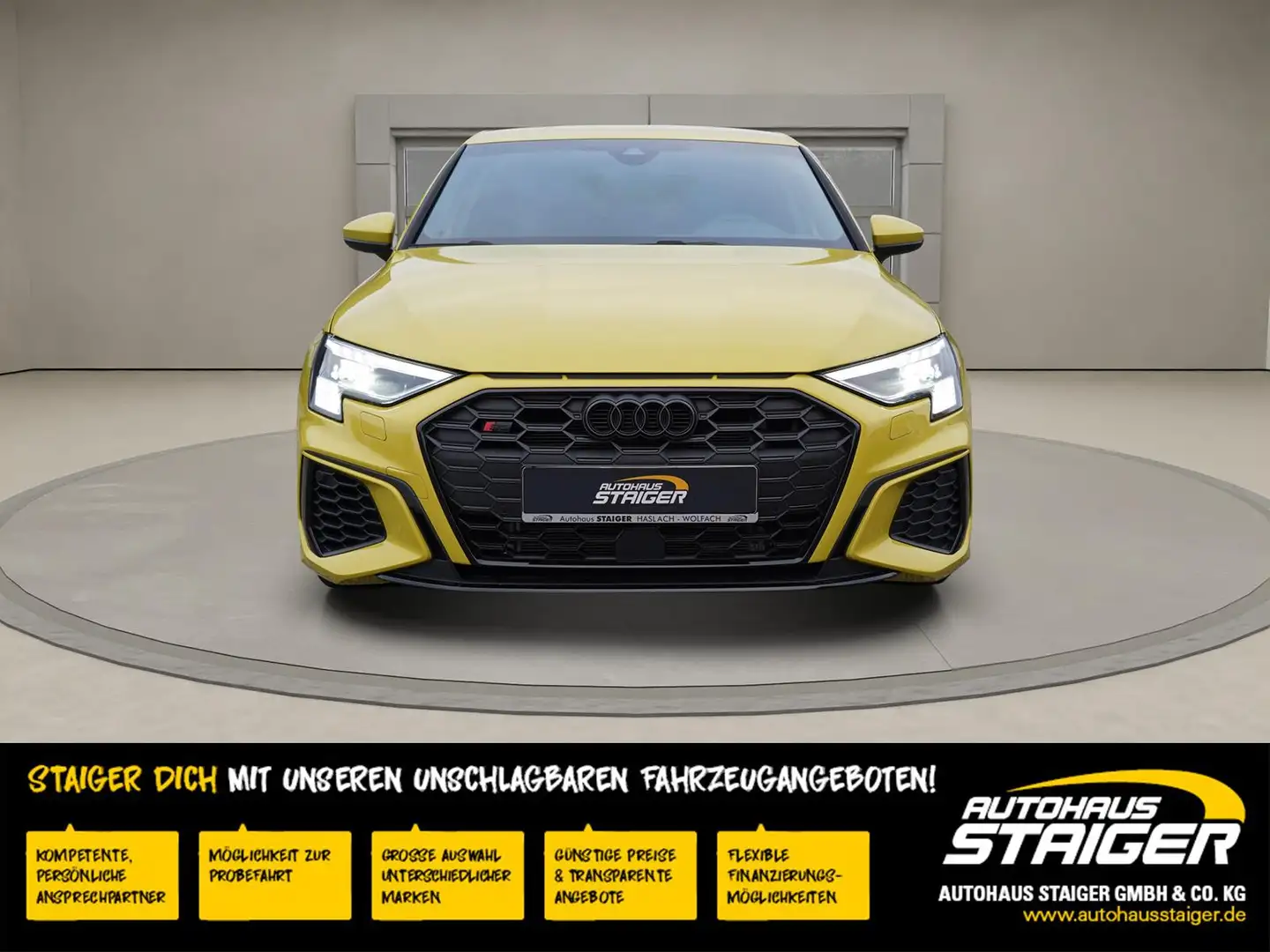 Audi S3 Sportback 50TFSI quattro+Sofort Verfügbar+ Yellow - 2