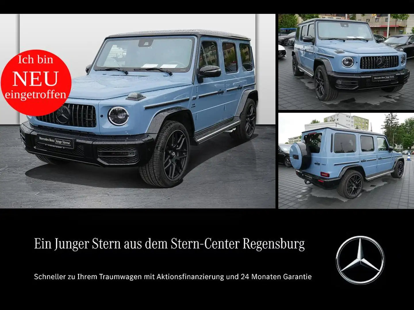Mercedes-Benz G 63 AMG EXCLUSIVE+AHK+FOND TV+DISTRONIC+STANDH. Blau - 1