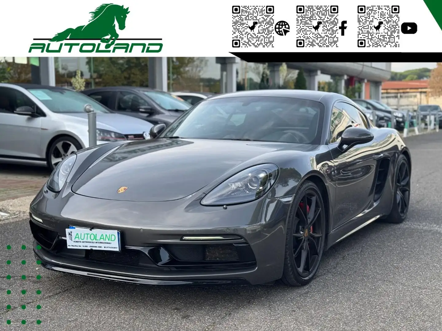 Porsche Cayman 718 Cayman 2.5 GTS*Tagliandata*PASM Gris - 1