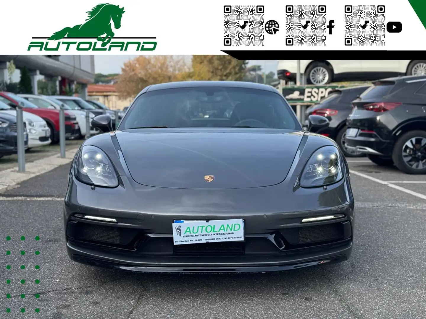 Porsche Cayman 718 Cayman 2.5 GTS*Tagliandata*PASM Gris - 2