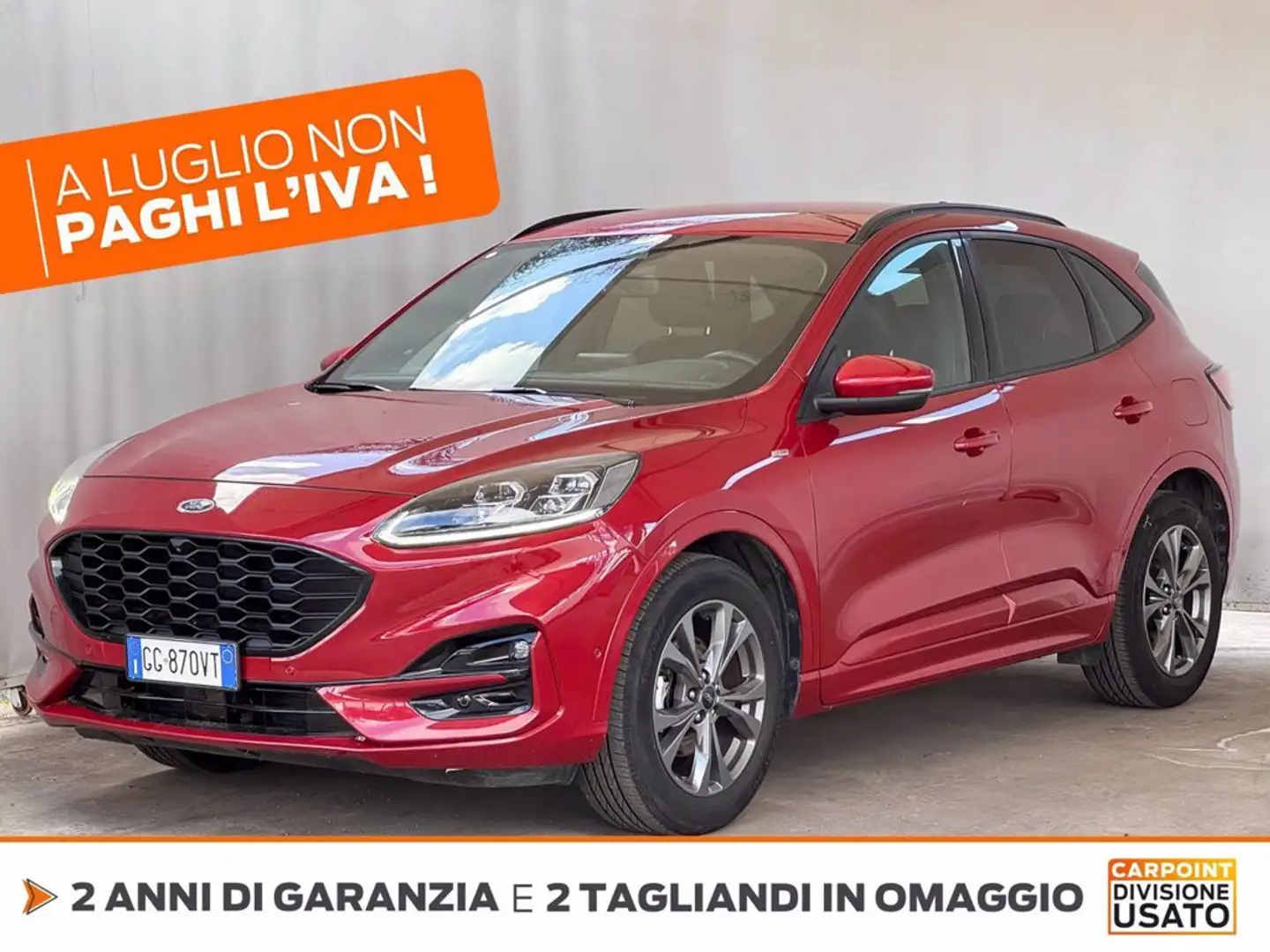 Ford Kuga 2.5 full hybrid st-line x 2wd 190cv cvt Rosso - 1