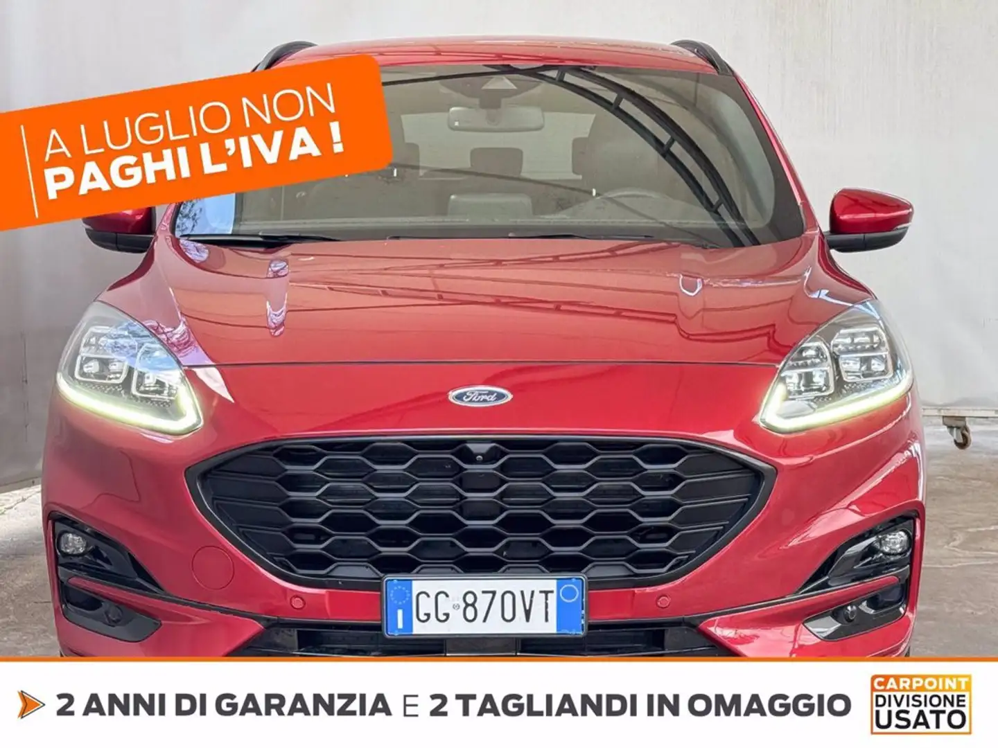 Ford Kuga 2.5 full hybrid st-line x 2wd 190cv cvt Rosso - 2