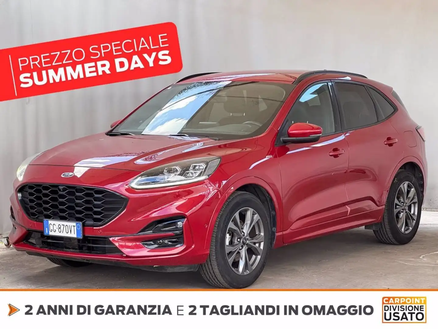 Ford Kuga 2.5 full hybrid st-line x 2wd 190cv cvt Rouge - 1