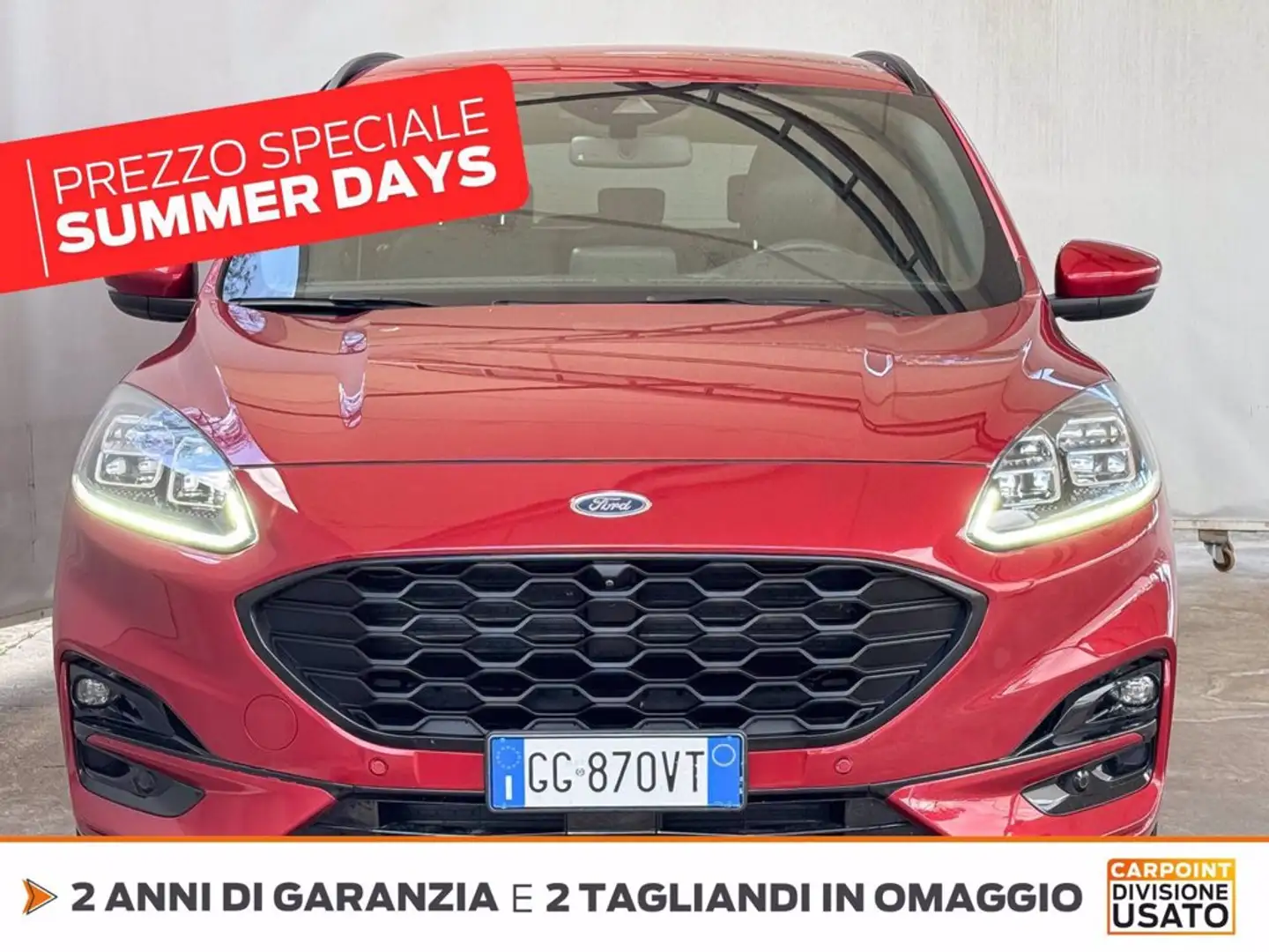 Ford Kuga 2.5 full hybrid st-line x 2wd 190cv cvt Rouge - 2