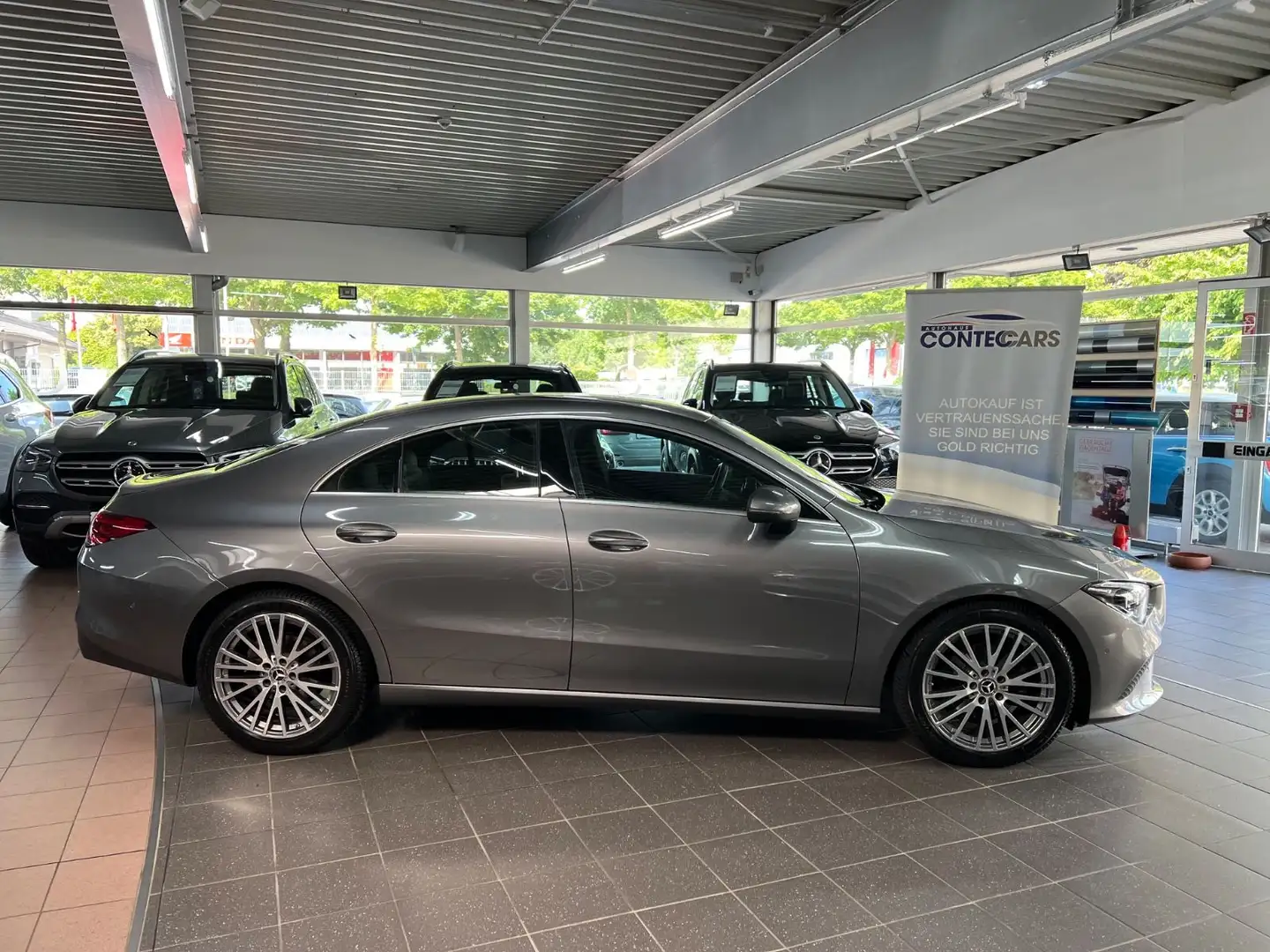 Mercedes-Benz CLA 180 CLA 180d Coupe Progressive Media+Park+LED High Gris - 1