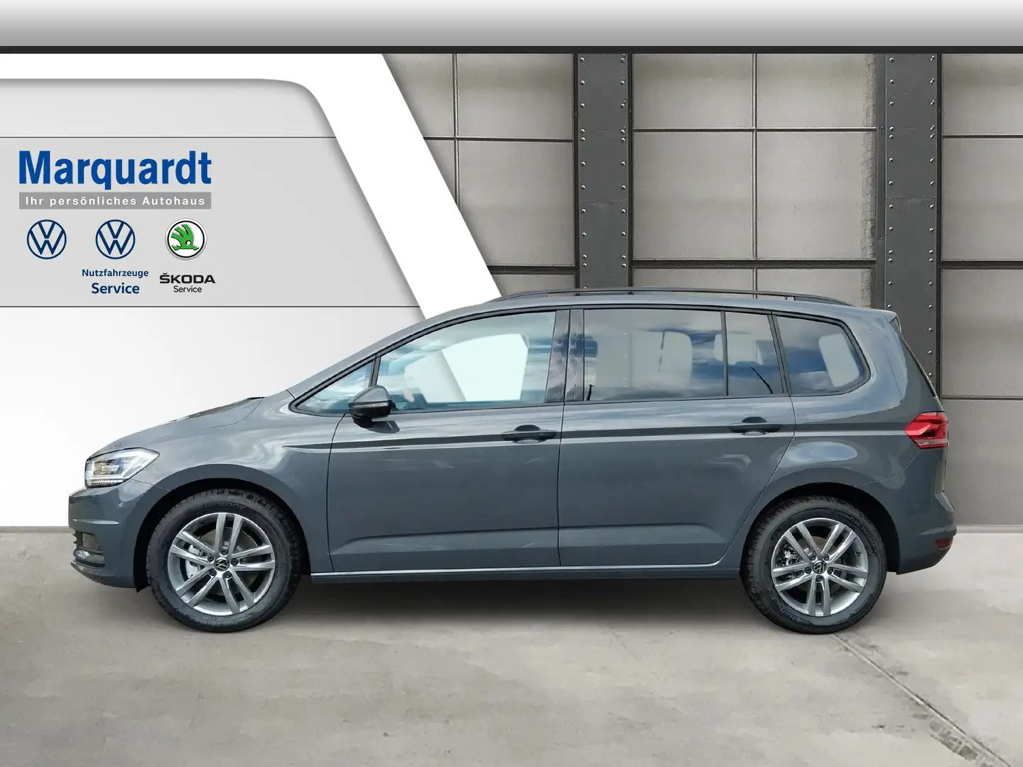 Volkswagen Touran 1.5 TSI DSG 17"el.Heck LED Navi ACC  7S. Gris - 2