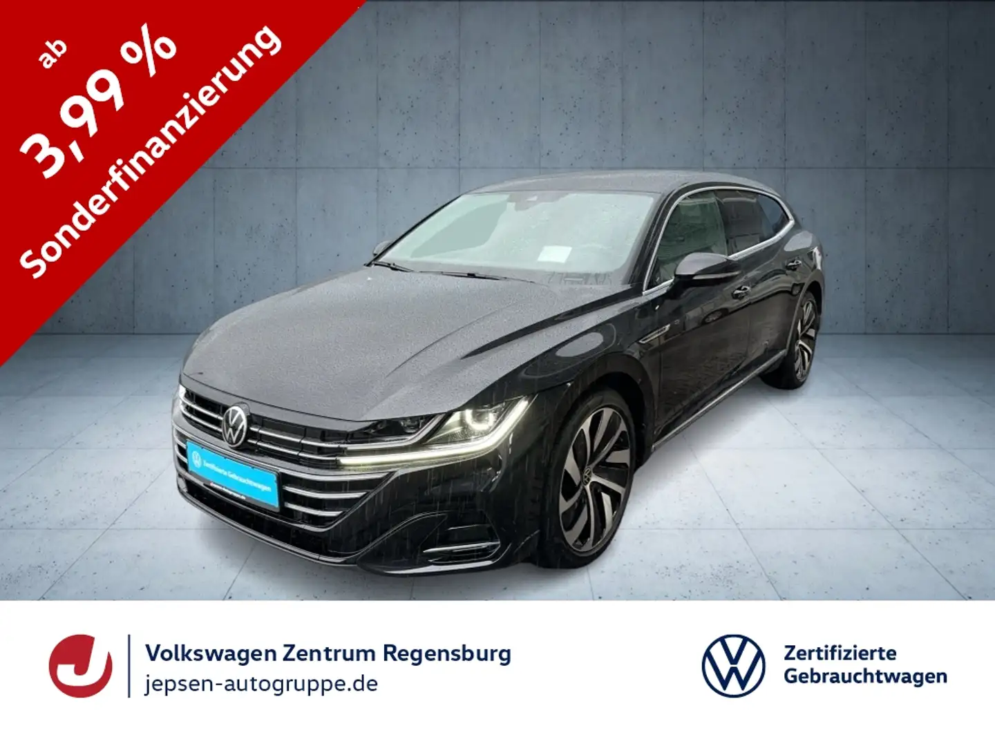 Volkswagen Arteon Shooting Brake R-Line 1.4 Hybrid DSG AHK Schwarz - 1