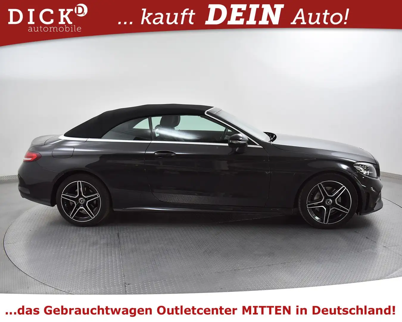 Mercedes-Benz C 220 d Cabrio AMG Line COMAND+LED+MEMO+BURM+KAM+ Grau - 2