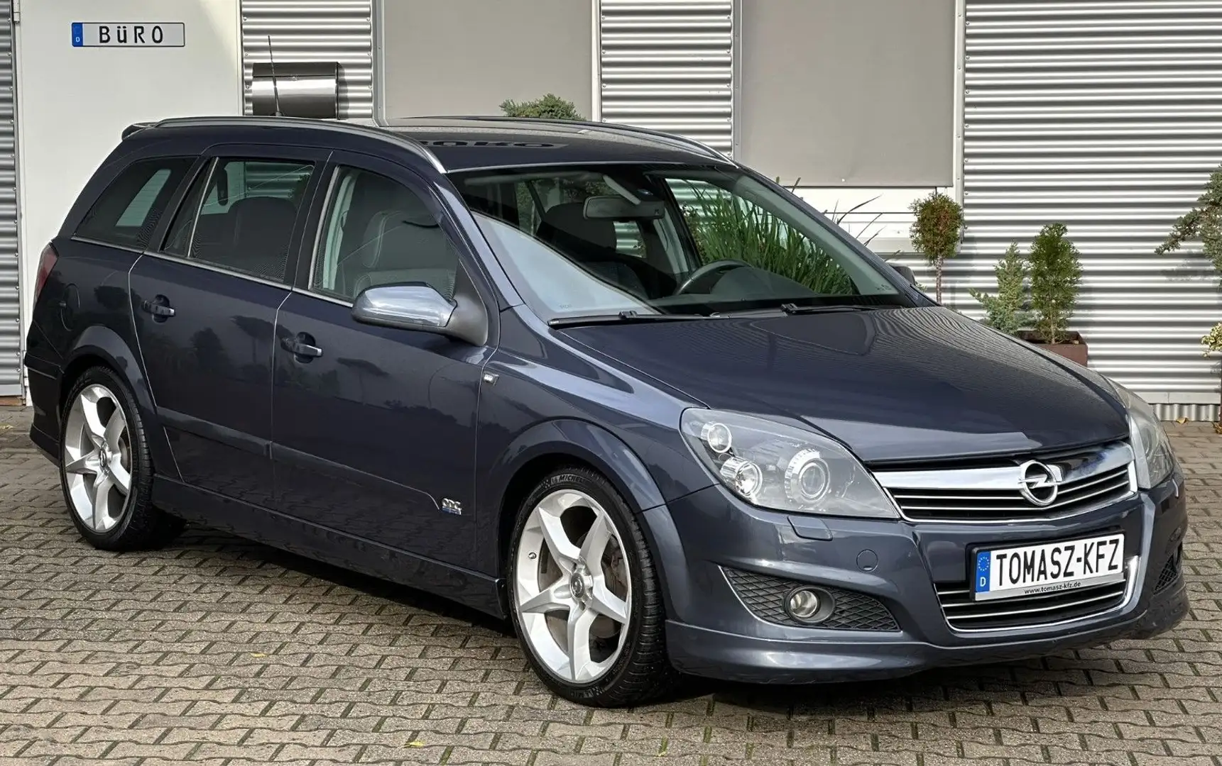 Opel Astra H Cara. 1.6 OPC-Line Easytronic*Leder*Navi Blau - 1