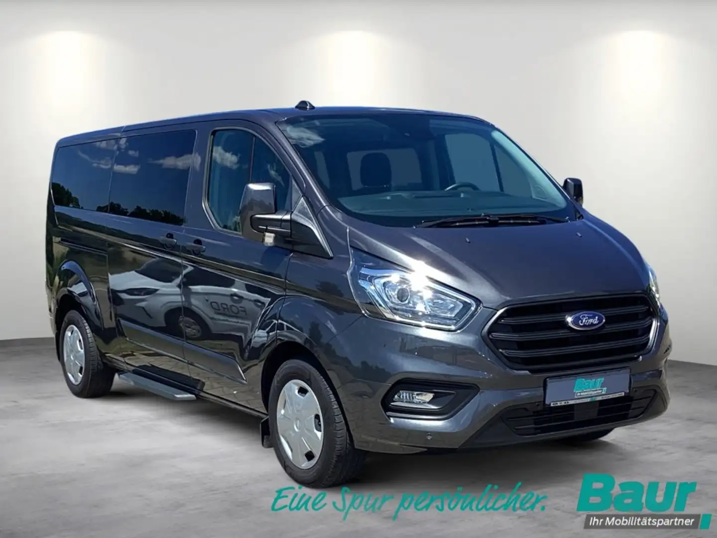 Ford Transit Custom 340 L2H1 VA Trend 9-Sitzer AH Klimaanlage Navi Grau - 2