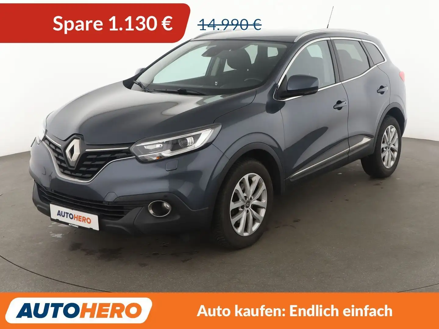 Renault Kadjar 1.2 TCe Business Edition Aut.*NAVI*TEMPO*PDC Grau - 1