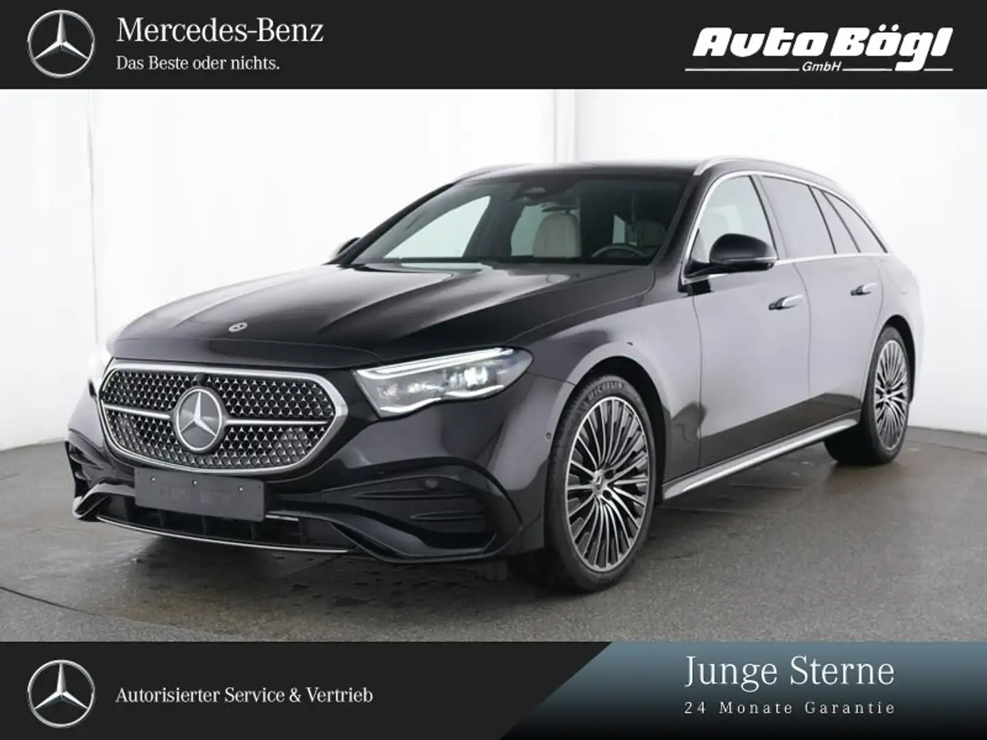 Mercedes-Benz E 300 E 300 T de 4M EQ AMG Line Plus/Energ/Leder/Airm Schwarz - 1