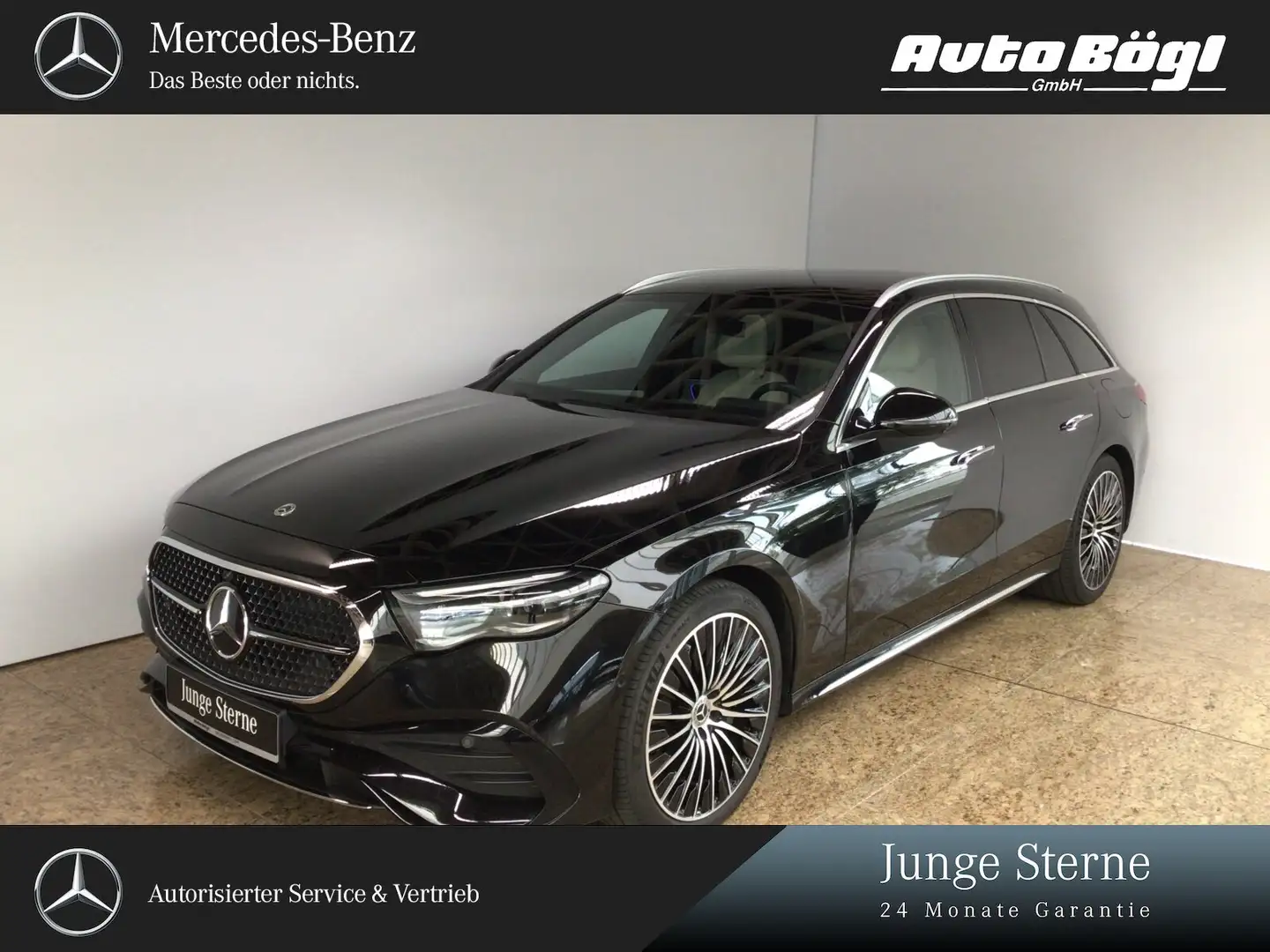 Mercedes-Benz E 300 E 300 T de 4M EQ AMG Line Plus/Energ/Leder/Airm Noir - 1