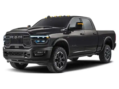 Black 2026 RAM 2500 Pickup Truck Four-Wheel Drive 8-Speed Automatic