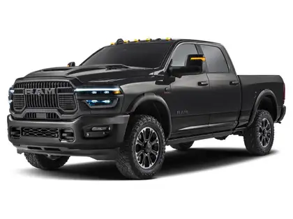 Black 2026 RAM 2500 Power Wagon Crew Cab 4WD Pickup Truck Four-Wheel Drive 8-Speed Automatic