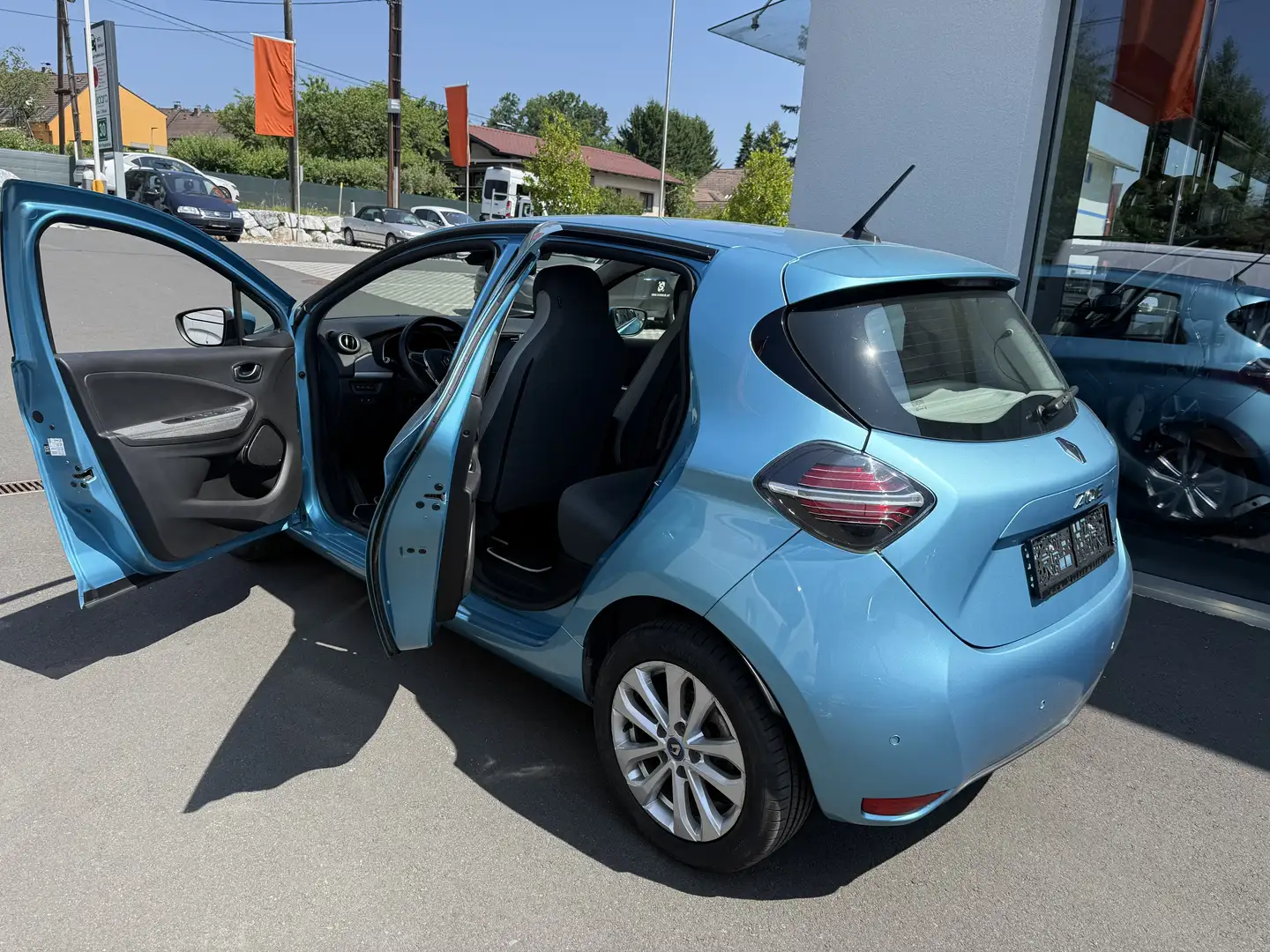 Renault ZOE Zoe Extras R110 Z.E.50 CCS Lader 52 kWh Akkumiete Blau - 2