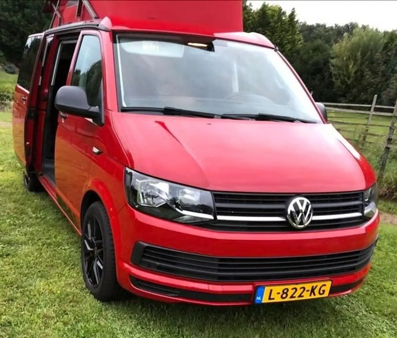 Volkswagen T6 Multivan California 6zit Rood - 2