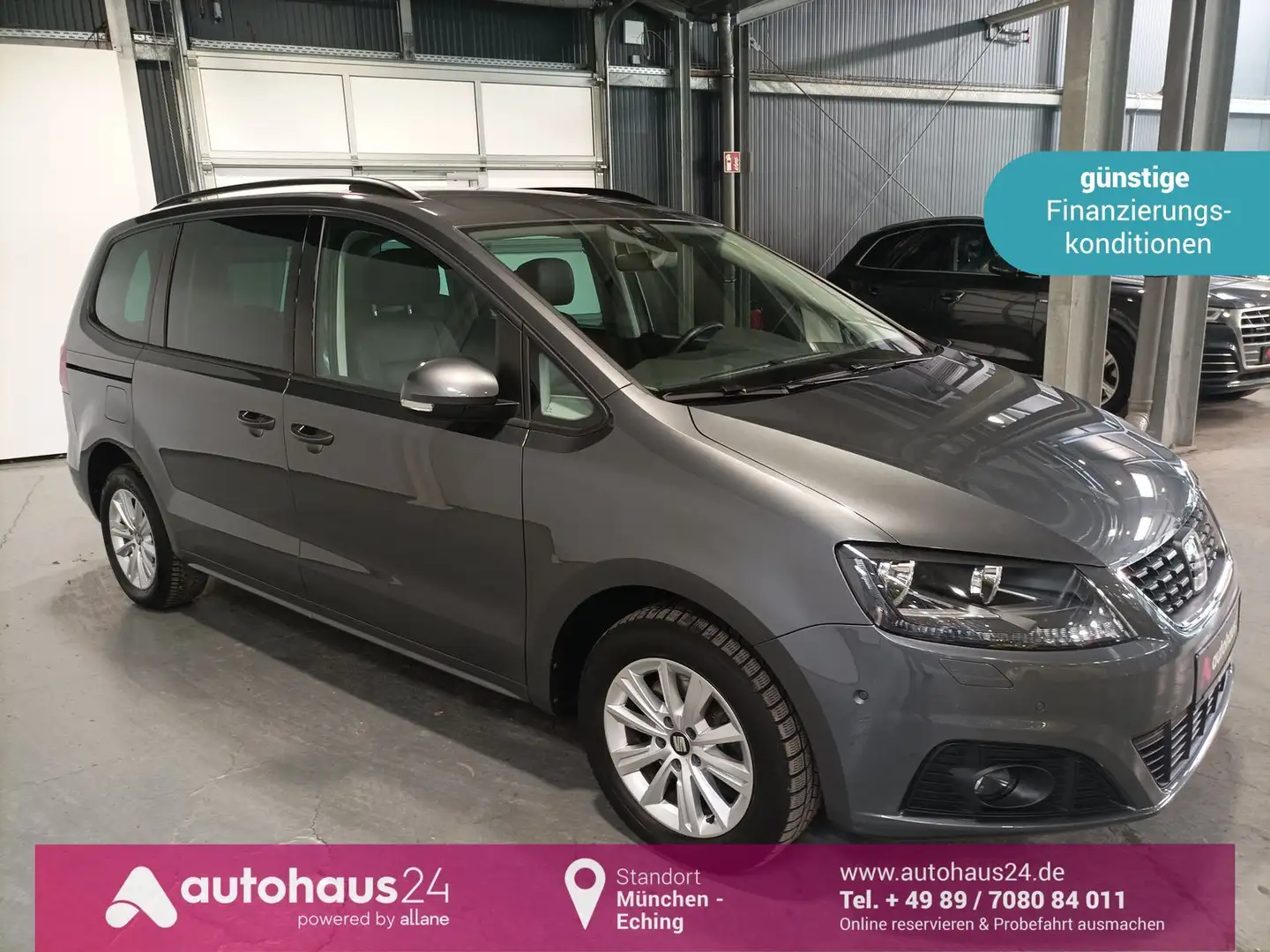 SEAT Alhambra 1.4 TSI Style Navi|PDC|Sitzheiz|Leder Grijs - 1