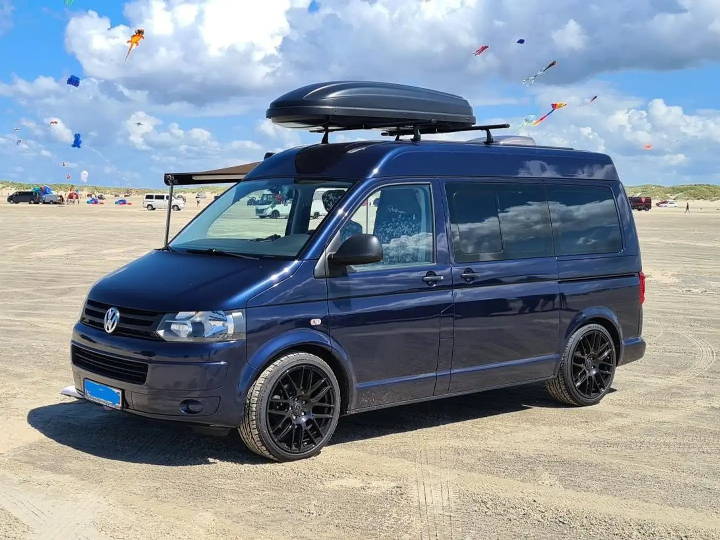 Volkswagen T5 VW T5 2.0TDI MHD Camper Klima Dachluke AHK Azul - 1
