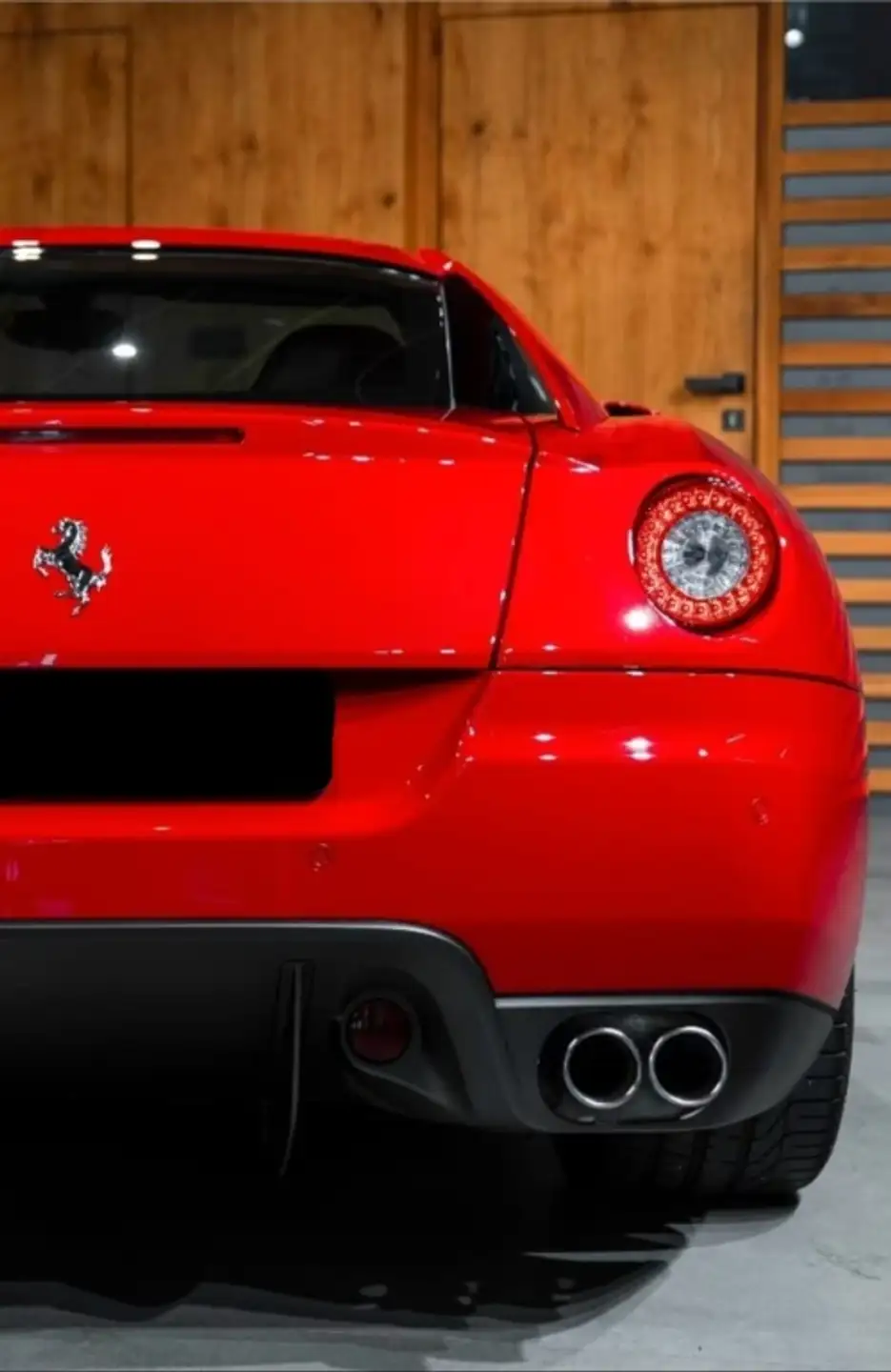 페라리 599 GTB Fiorano 2009 빨강 사진 2