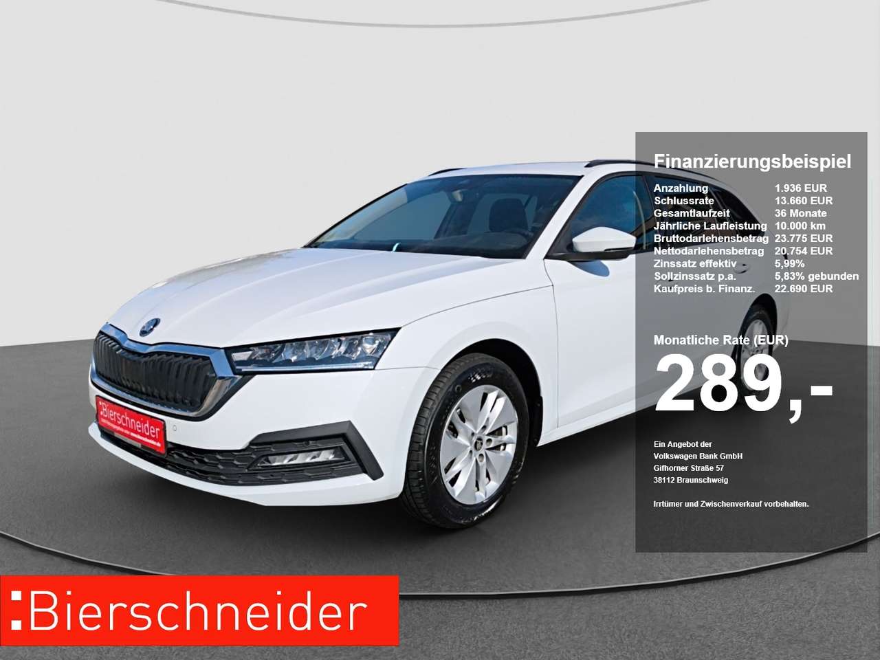 Skoda Octavia 2023 — Combi 2.0 TDI Ambition SMART LINK PDC SITZH LED