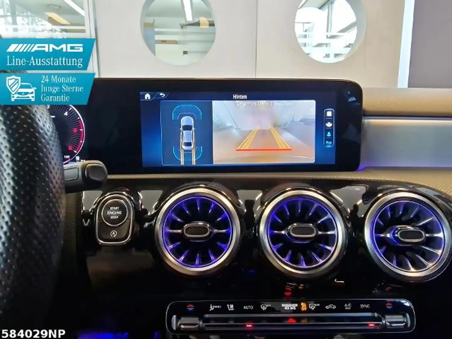 Mercedes-Benz A 220 d AMG Line Night Multibeam Burmester Ambie Grijs - 2