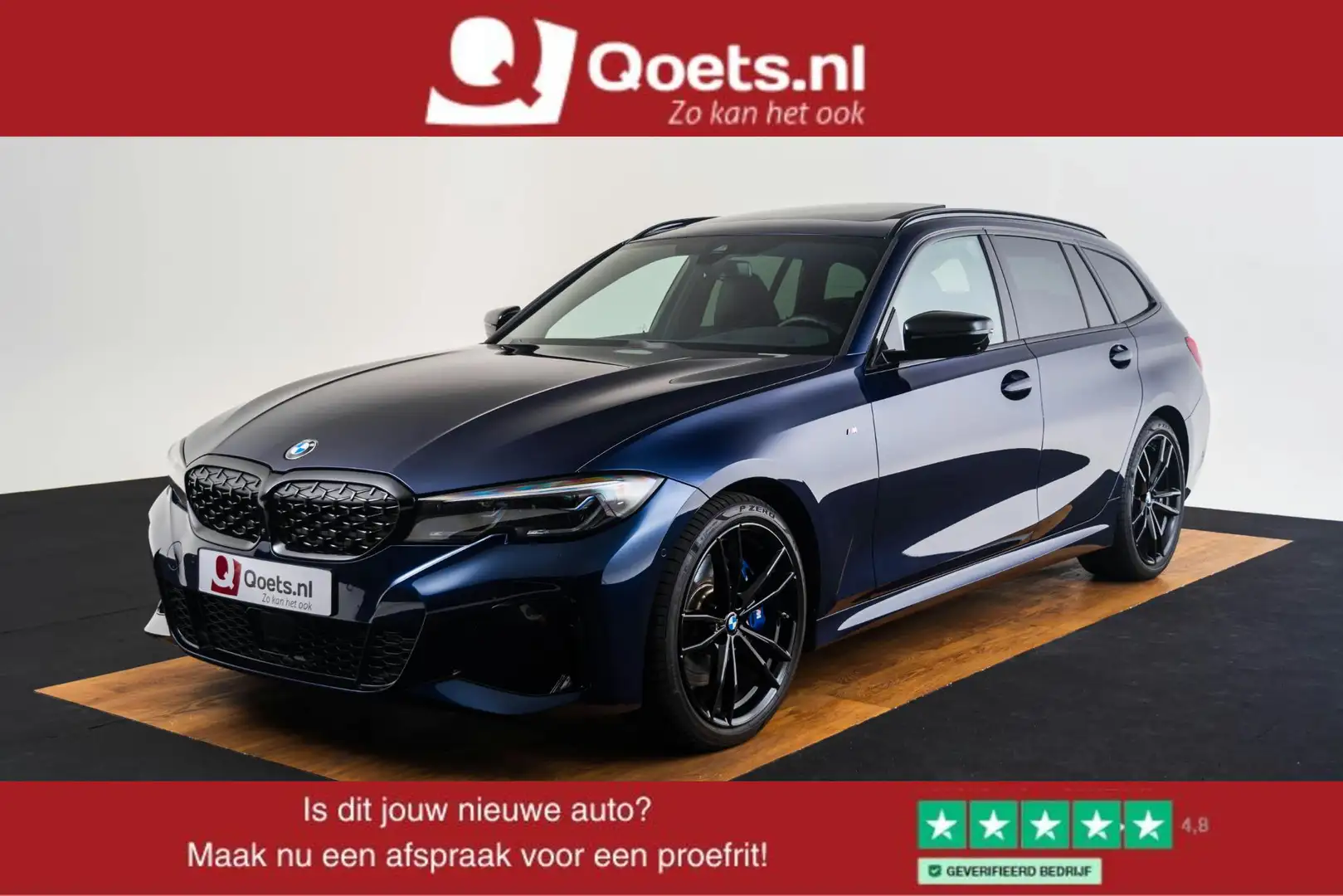 BMW 340 3-serie Touring M340d xDrive Business Edition Plus Bleu - 1