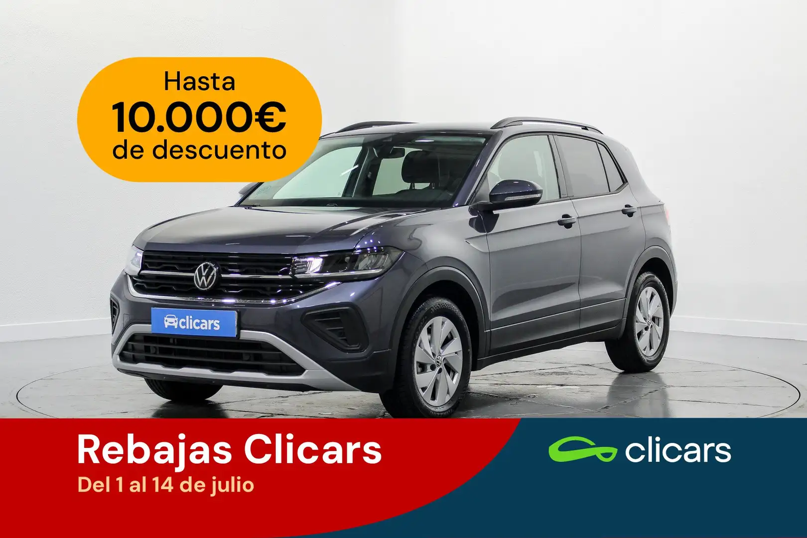 Volkswagen T-Cross 1.0 TSI Life 85kW Aut. Gris - 1