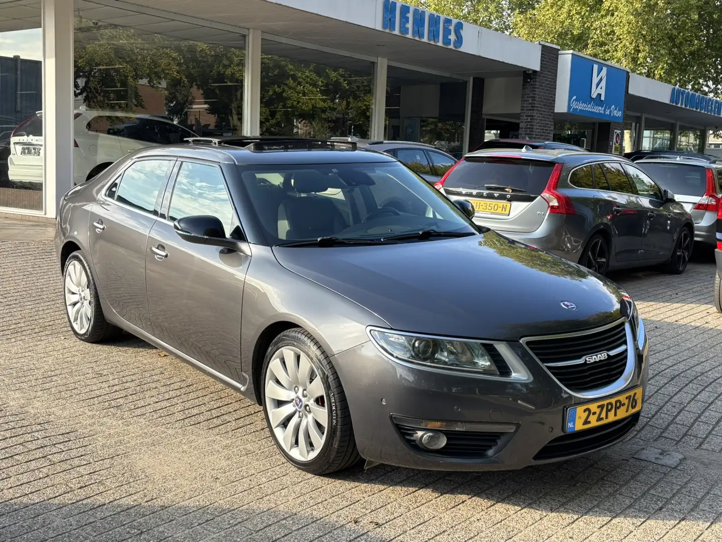 Saab 9-5 2.0T 220pk Vector Exklusiv motor 30.000km Pano Hea Gris - 1
