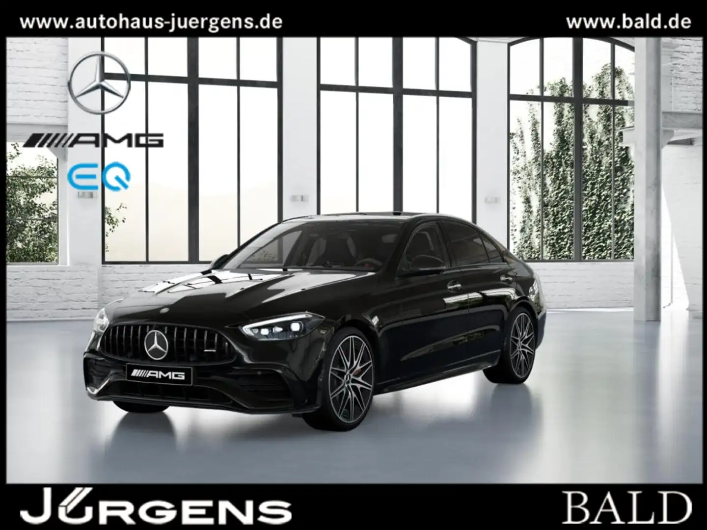 Mercedes-Benz C 43 AMG 4M Perf-Sitze/Pano/Burm/Night/Distr/20" Noir - 2