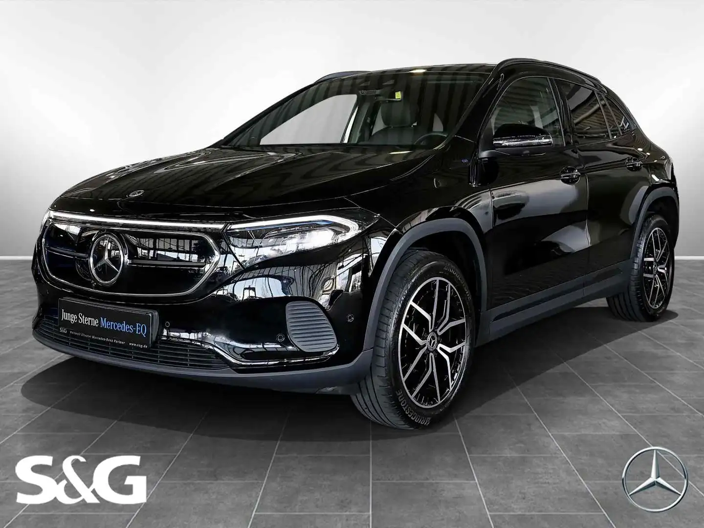 Mercedes-Benz EQA 250 PANORAMA+MEMORY+360°+KEYLESS+NIGHTPAKET Negro - 1
