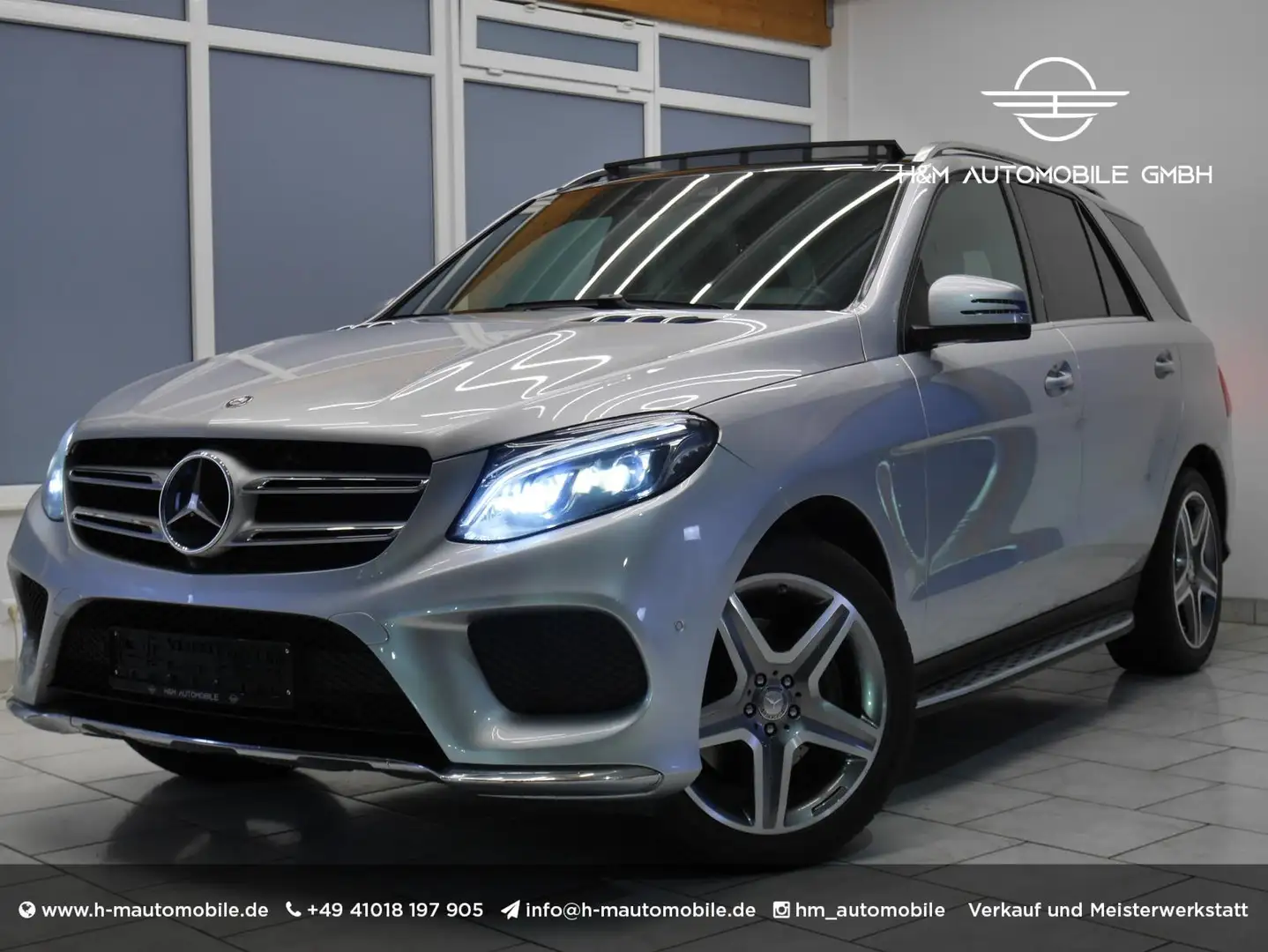 Mercedes-Benz GLE 350 d AMG 4Matic~AHK/Carplay/Pano/360/Distr Argent - 1
