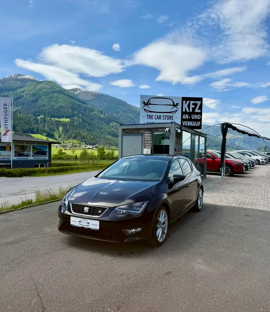 SEAT Leon FR *GARANTIE**FINANZIERUNG**ERSTBESITZ* Schwarz - 1