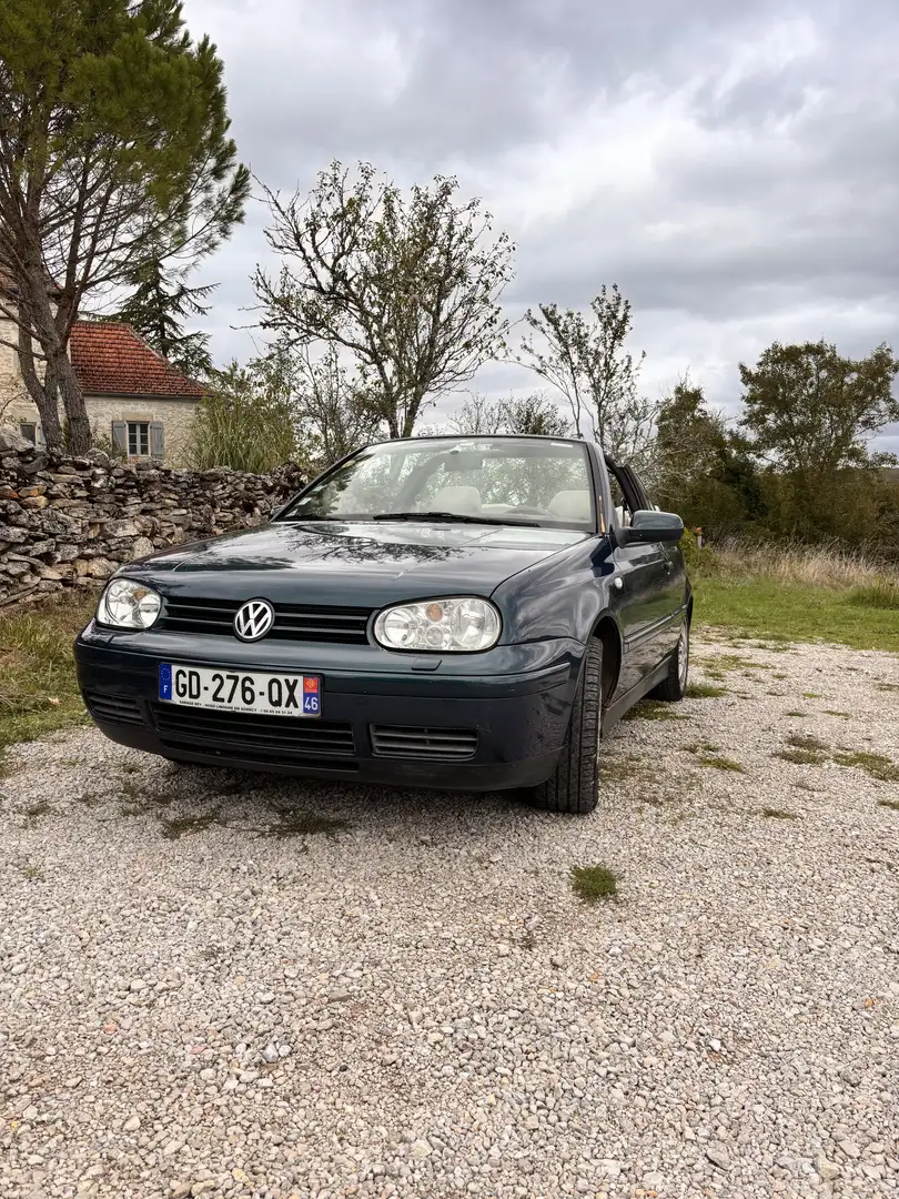 Volkswagen Golf Cabriolet 2.0 Zielony - 1