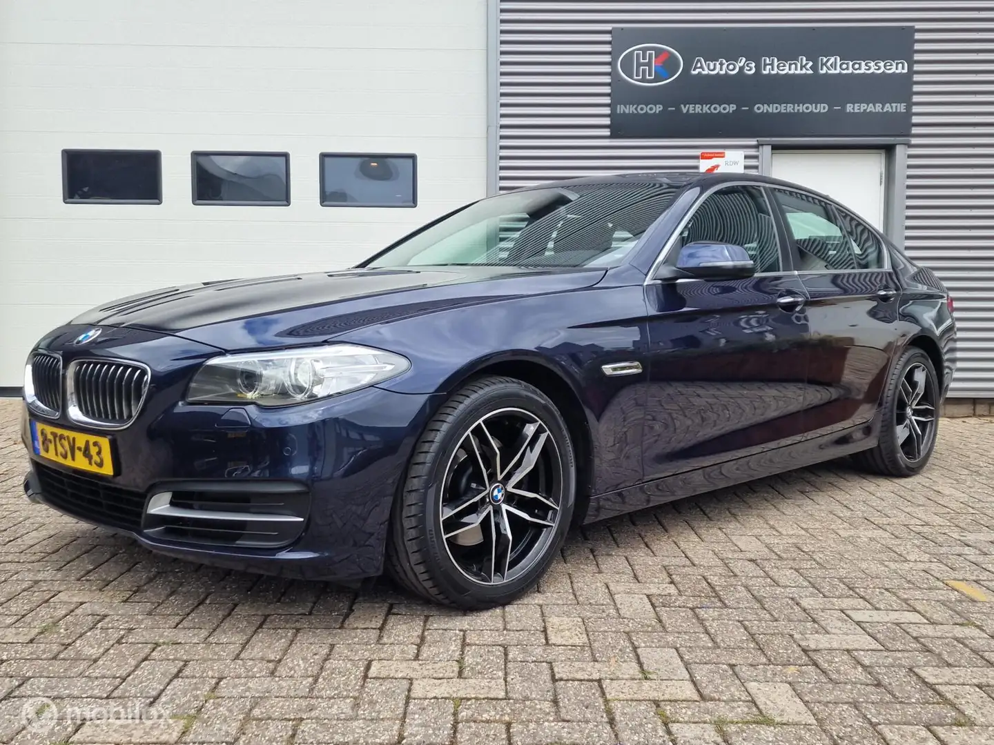 BMW 520 5-serie 520i Aut.-8 High Executive Multi-EL.stoele Синій - 1