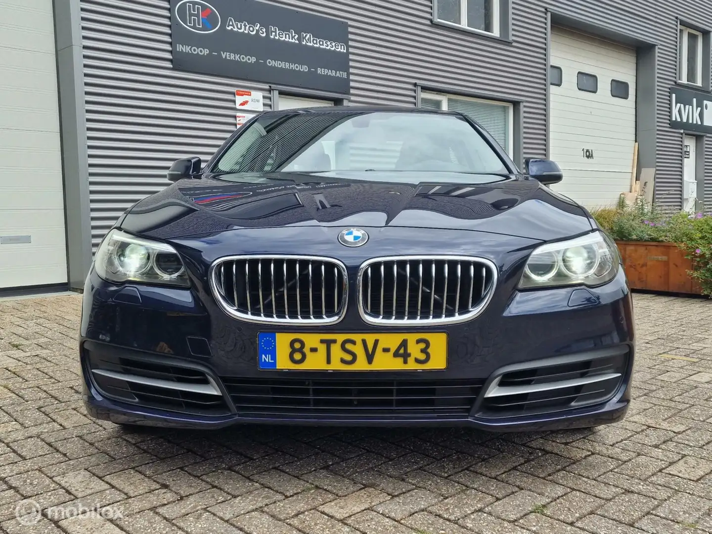 BMW 520 5-serie 520i Aut.-8 High Executive Multi-EL.stoele Синій - 2