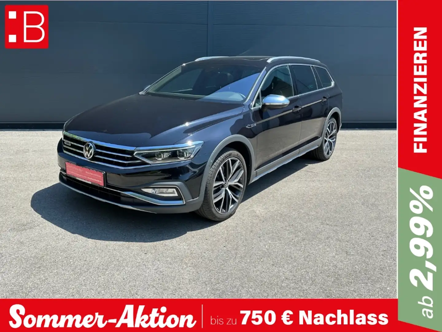 Volkswagen Passat Alltrack 2.0 TDI DSG 4Mo. IQ.LIGHT LEDER STANDHZG PANORAMA Schwarz - 1