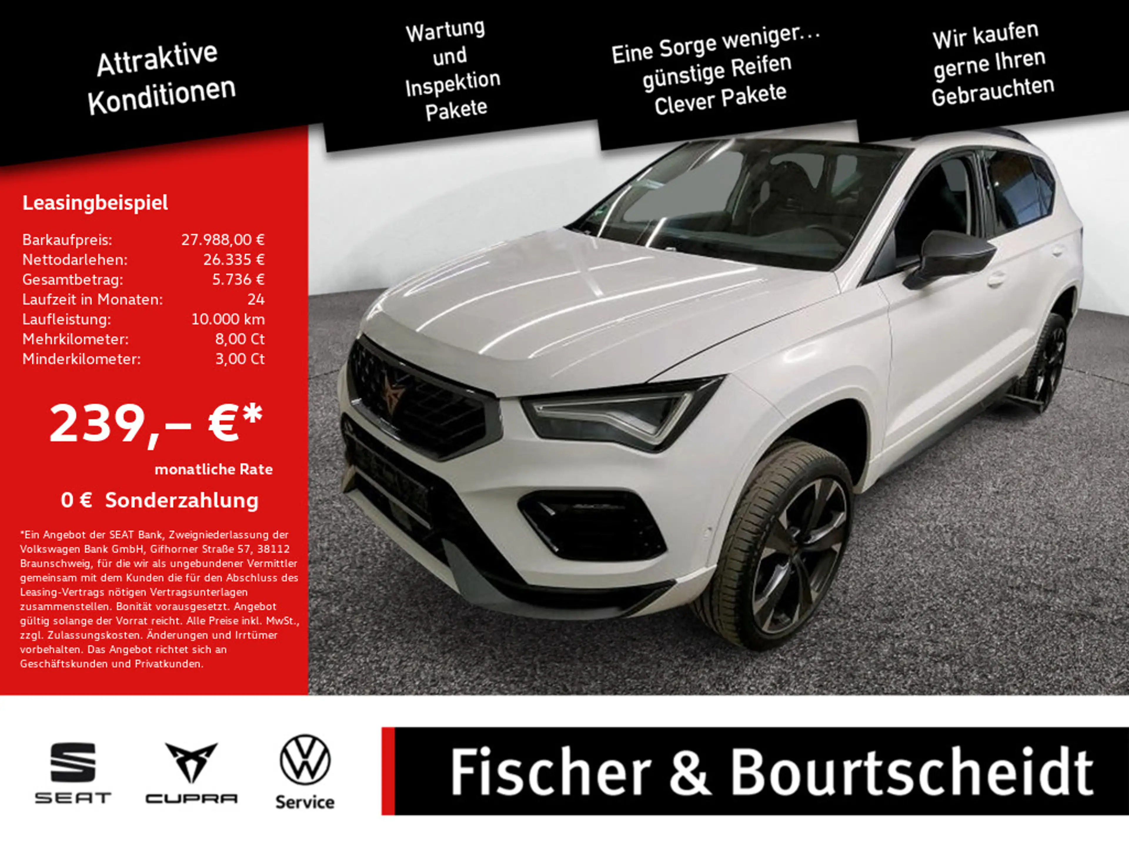 CUPRA Ateca 1.5 TSI PDC SHZ KAMERA NAVI FACEL. LED