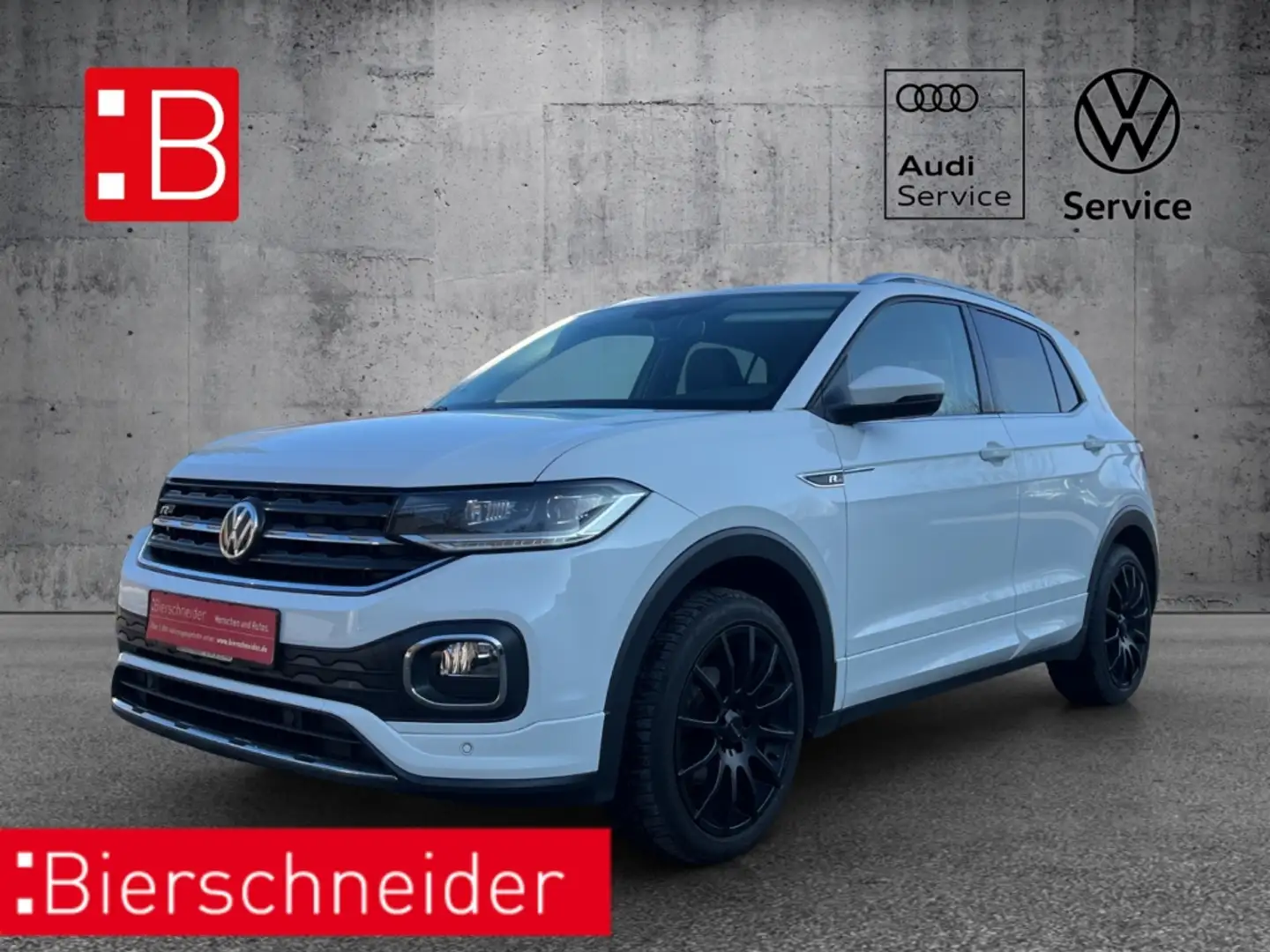 Volkswagen T-Cross 1.0 TSI R-Line Style LED KAMERA NAVI PDC ACC Weiß - 1